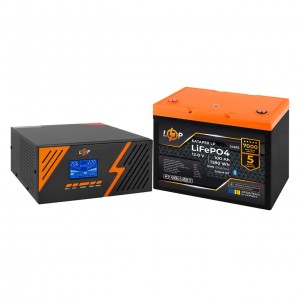 �������� ���������� �������� LogicPower B1500 Black + ���� (LiFePO4) ������� 1280Wh