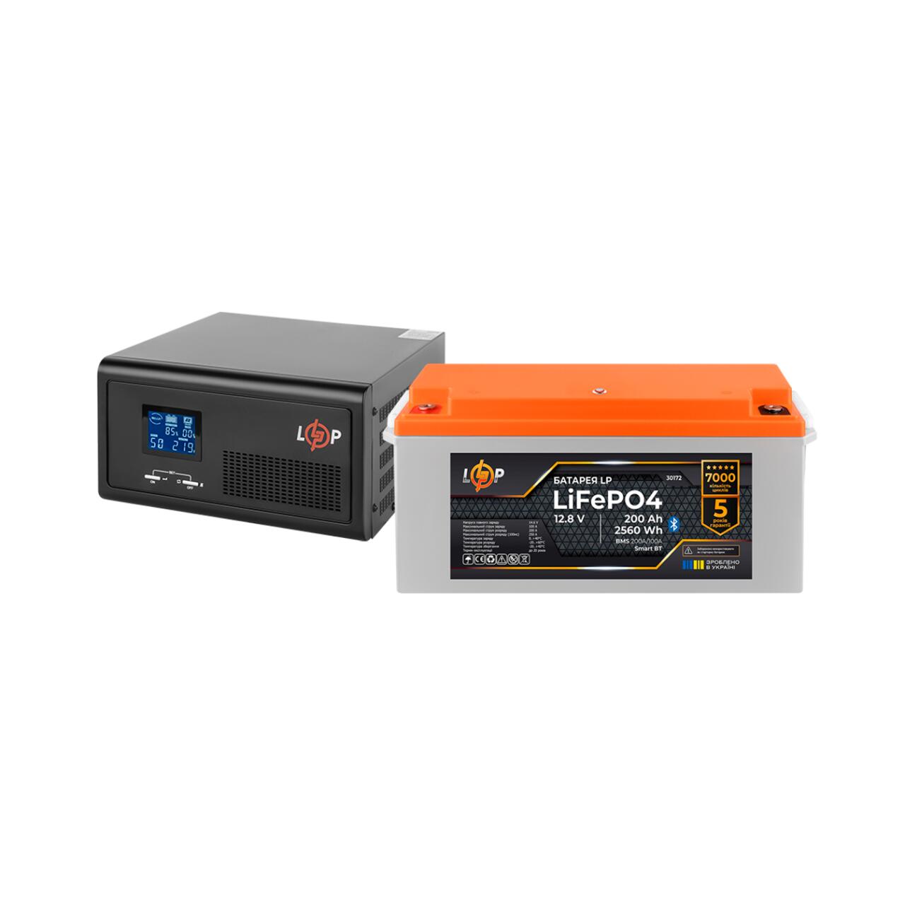 �������� ���������� �������� LP(LogicPower) ��� + ���� (LiFePO4) ������� (UPS �1500 + ��� LiFePO4 2560W)