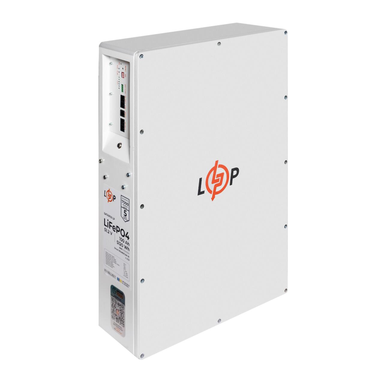 ���������� LP LiFePO4 51,2V - 100 Ah (5120Wh) (BMS JK 100A/50�) W RS485/CAN WH