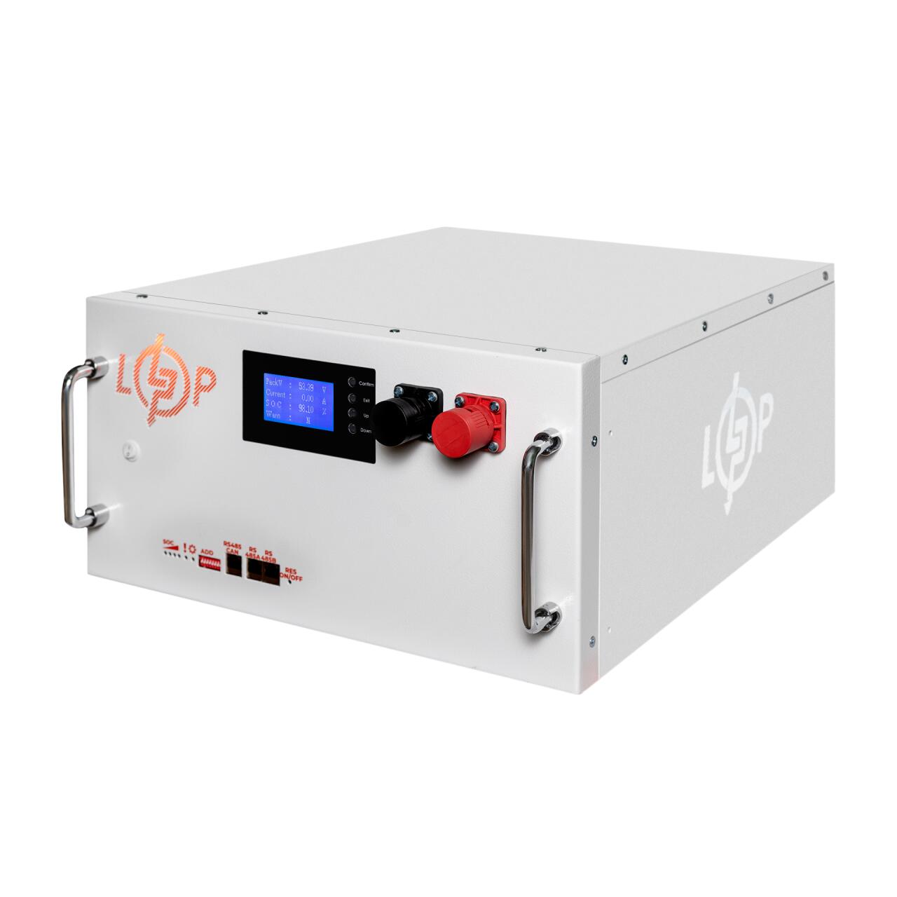 ���������� LP LiFePO4 51,2V - 230 Ah (11776Wh) (BMS SP 200A/100A) RM RS485/CAN LCD WH