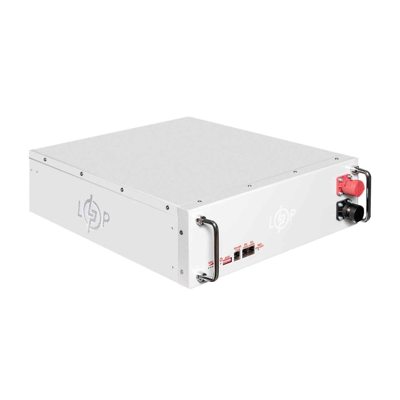 ���������� LP LiFePO4 51,2V - 100 Ah (5120Wh) (BMS SP 100A/50�) RM RS485/CAN LCD WH