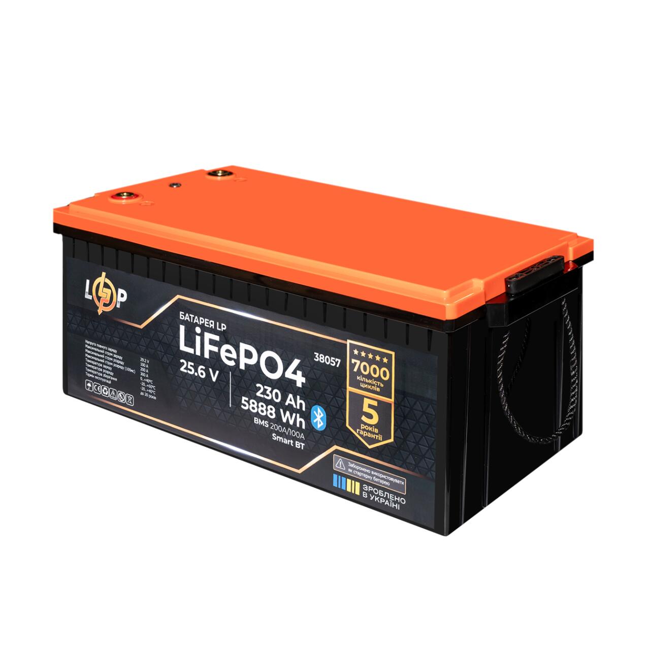 ���������� LP LiFePO4 25,6V - 230 Ah (5888Wh) (BMS 200A/100�) ������� Smart BT