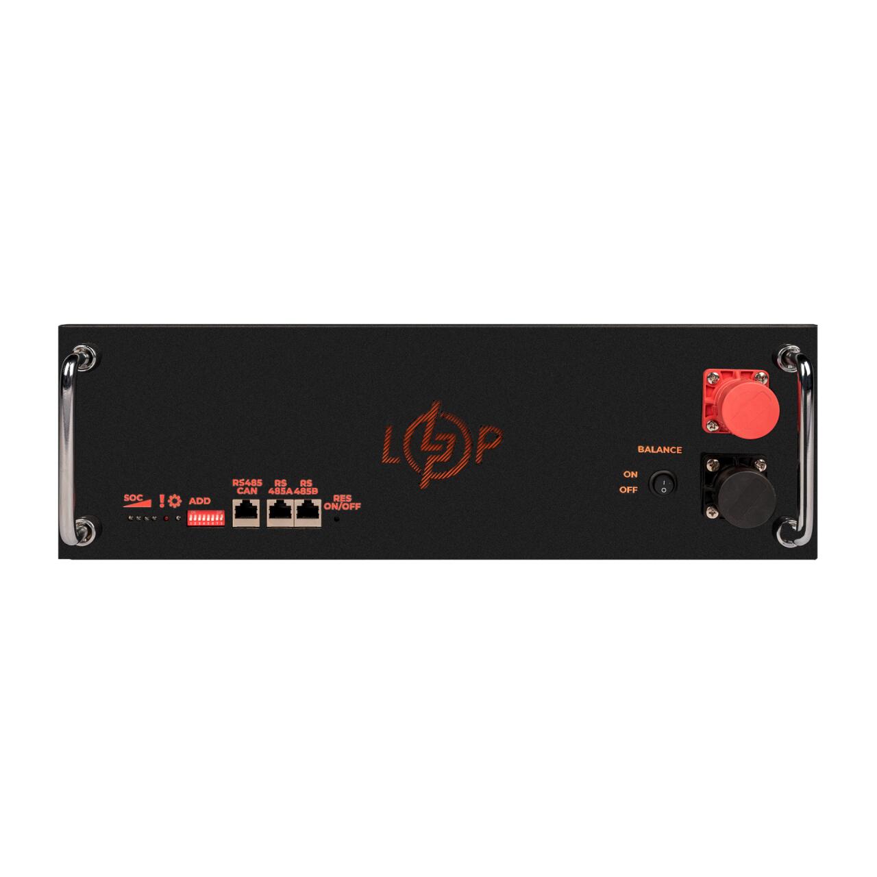 ���������� LP LiFePO4 51,2V - 100 Ah (5120Wh) (BMS SP 100A/50�) RM RS485/CAN LCD BL