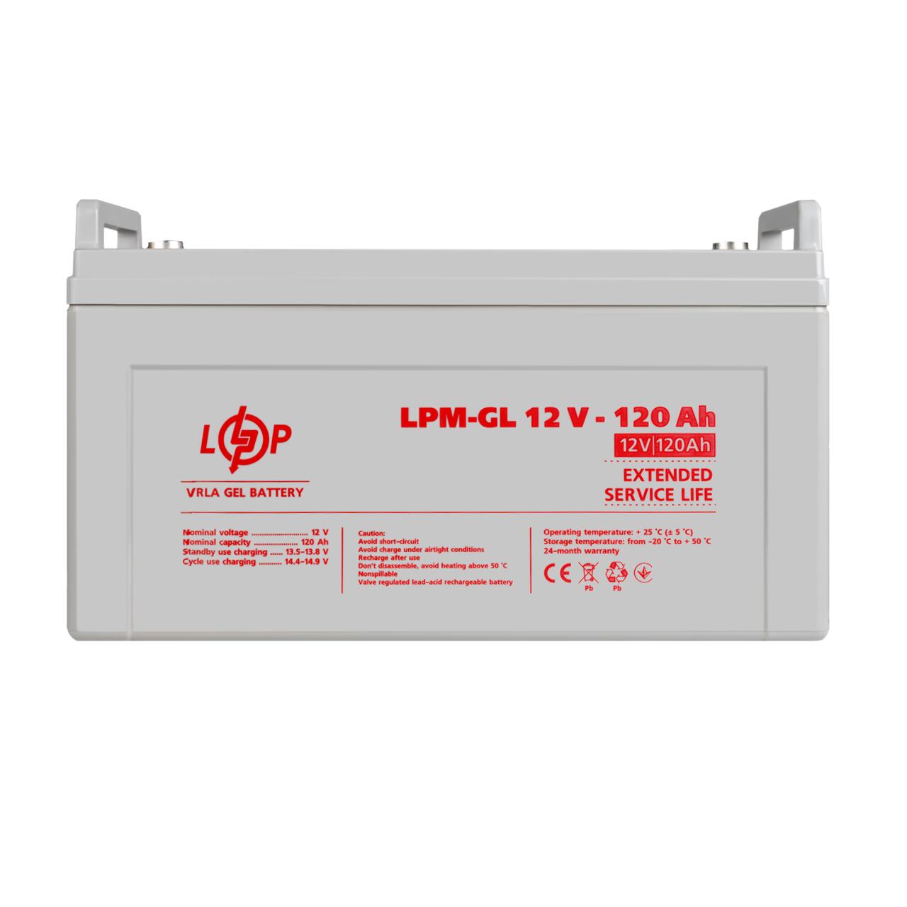���������� ������� LPM-GL 12V - 120 Ah