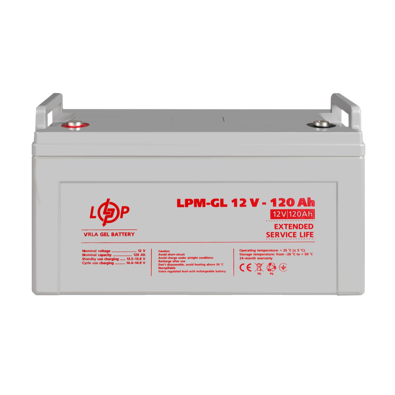 ���������� ������� LPM-GL 12V - 120 Ah