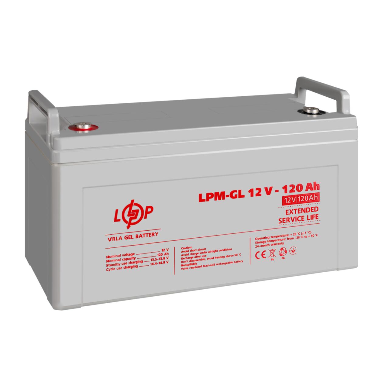 ���������� ������� LPM-GL 12V - 120 Ah