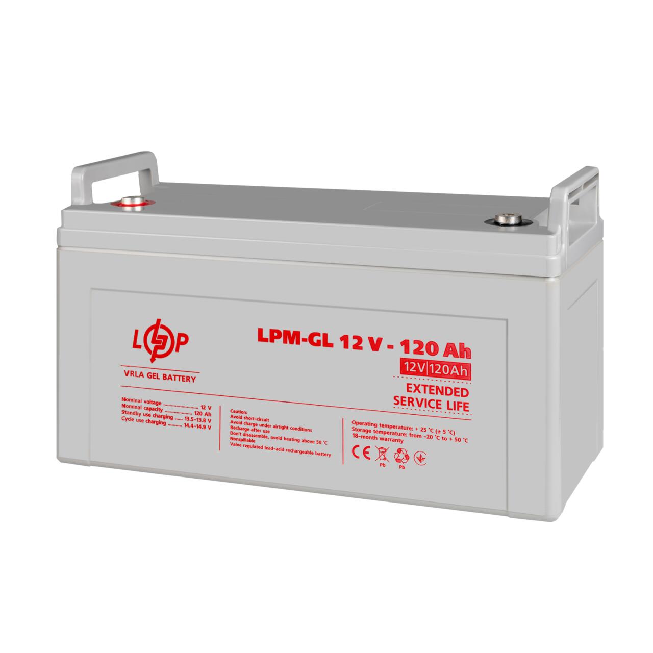 ���������� ������� LPM-GL 12V - 120 Ah
