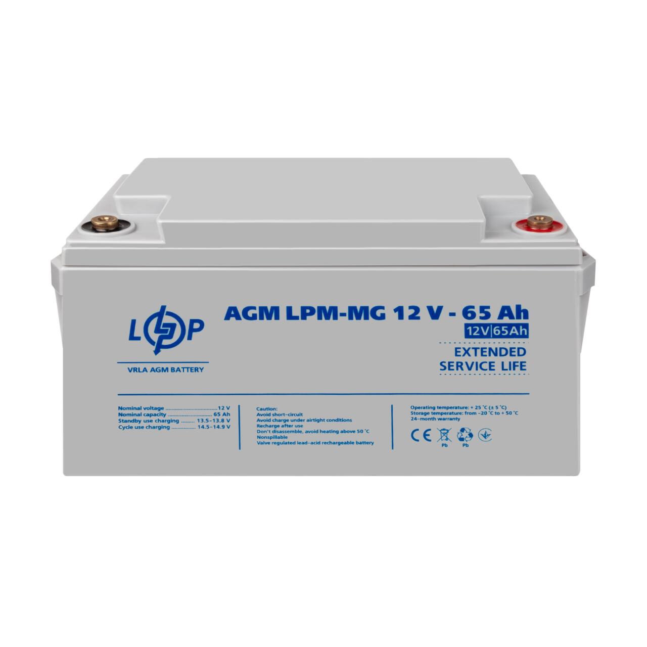 ���������� ������������� LPM-MG 12V - 65 Ah