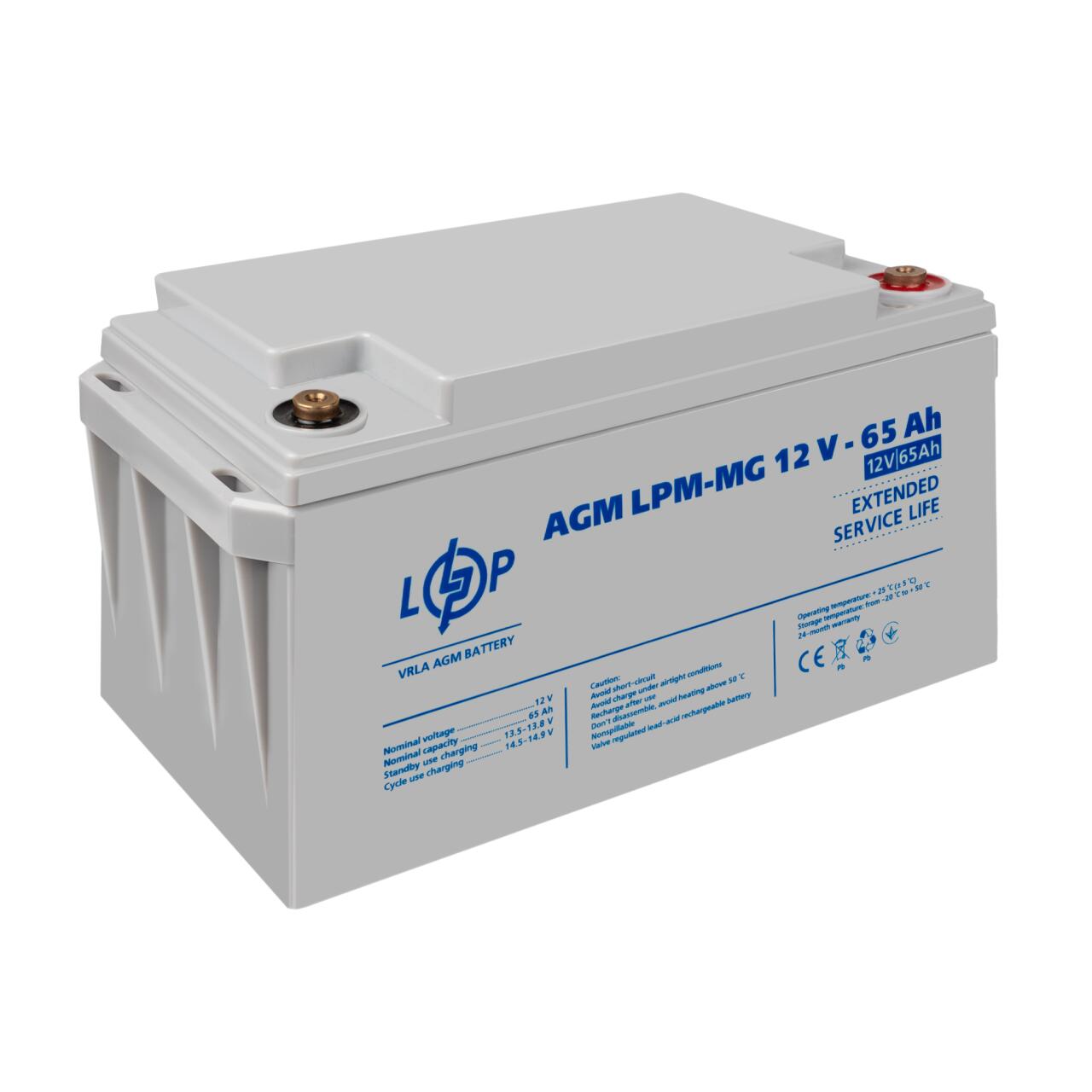 ���������� ������������� LPM-MG 12V - 65 Ah