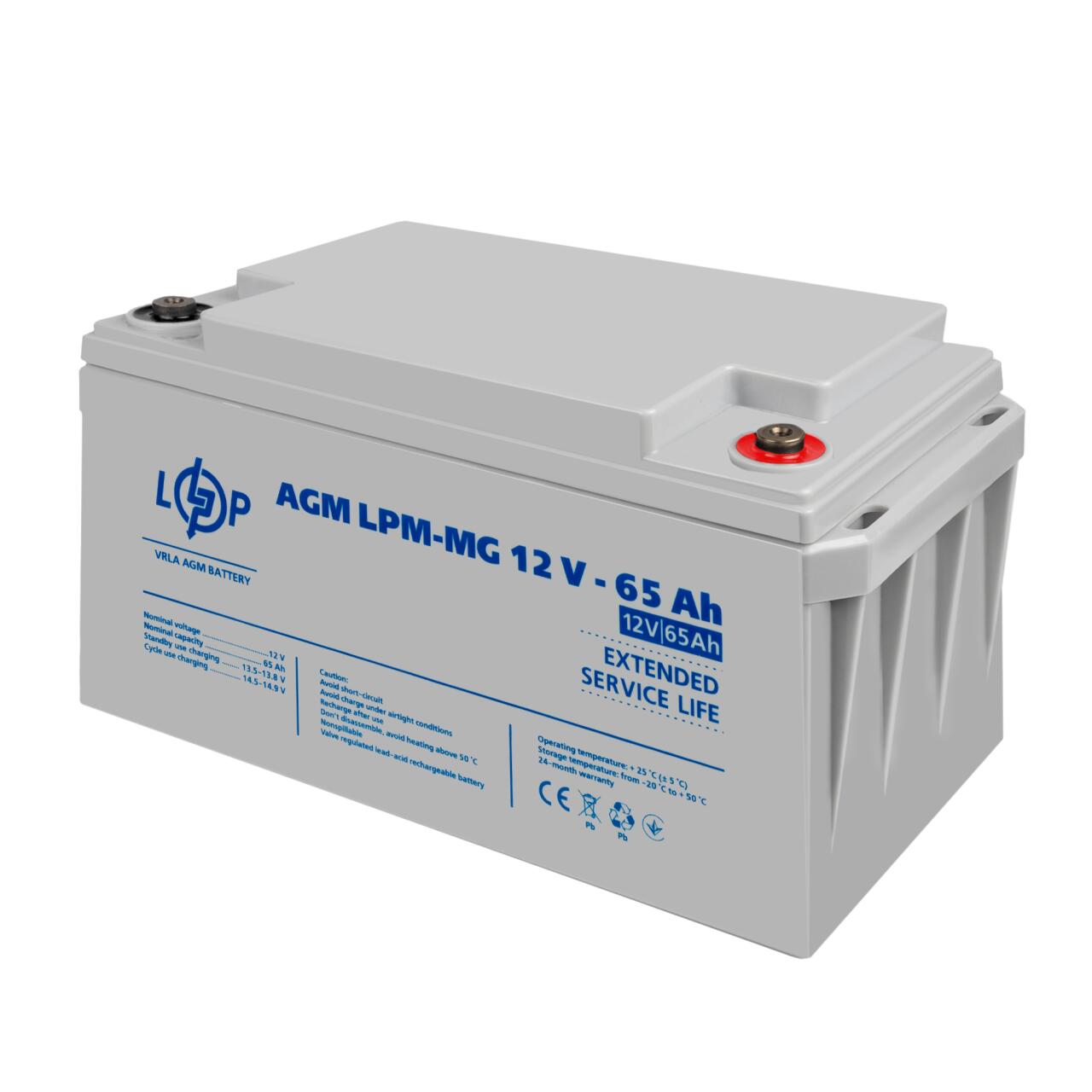 ���������� ������������� LPM-MG 12V - 65 Ah
