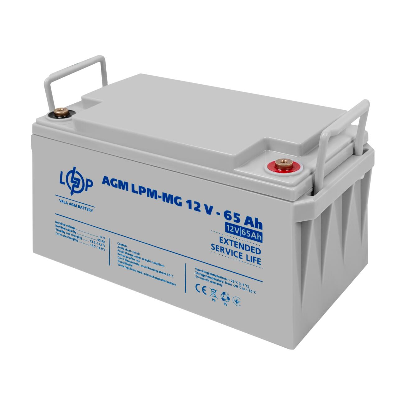 ���������� ������������� LPM-MG 12V - 65 Ah