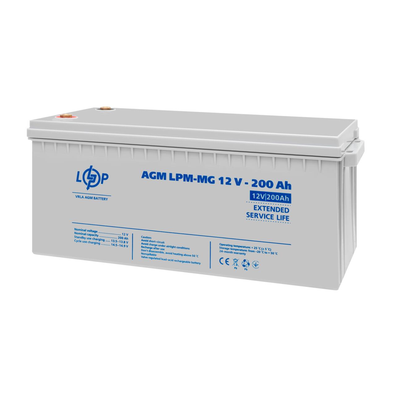 ���������� ������������� LPM-MG 12V - 200 Ah