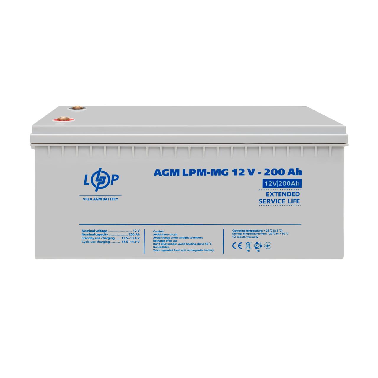 ���������� ������������� LPM-MG 12V - 200 Ah