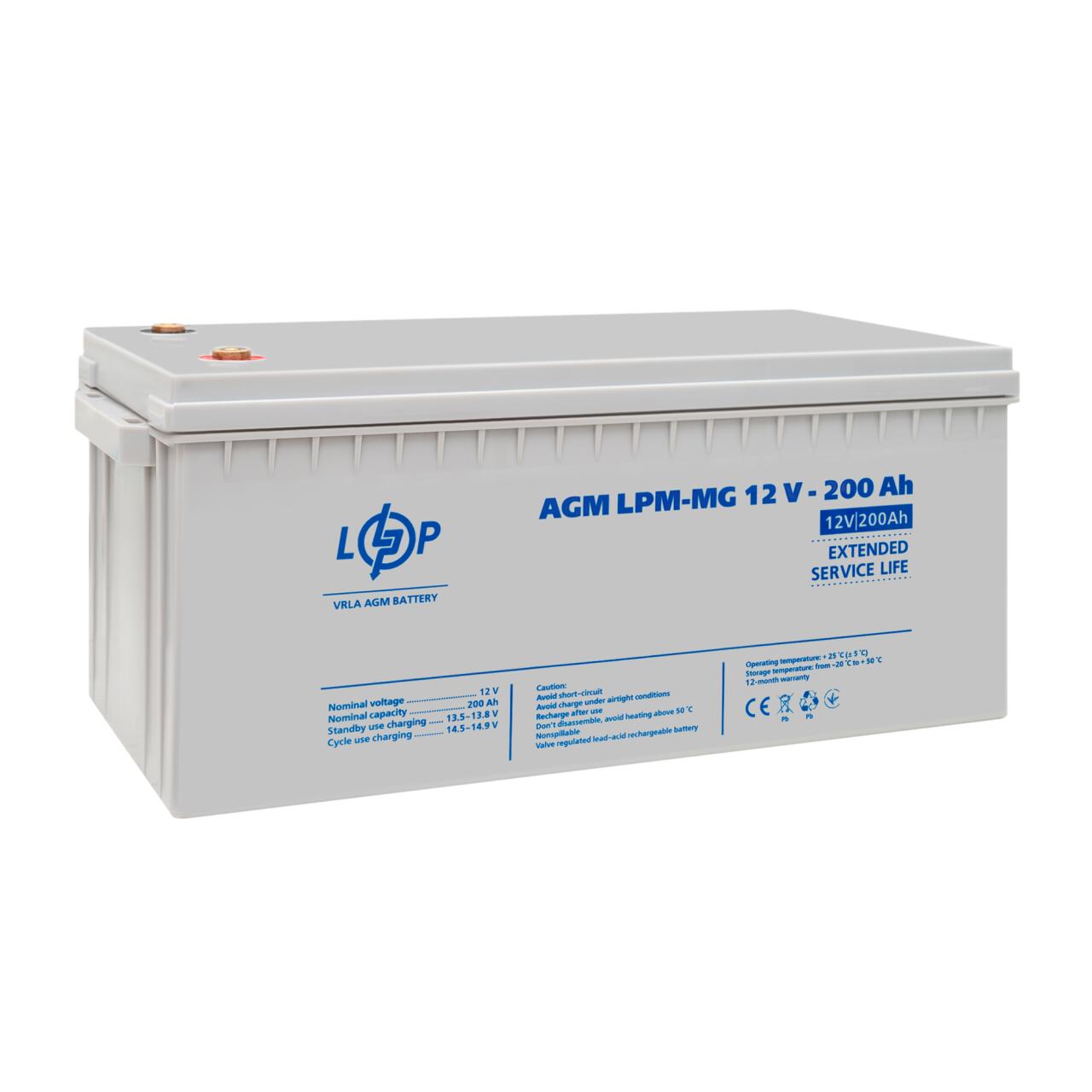 ���������� ������������� LPM-MG 12V - 200 Ah