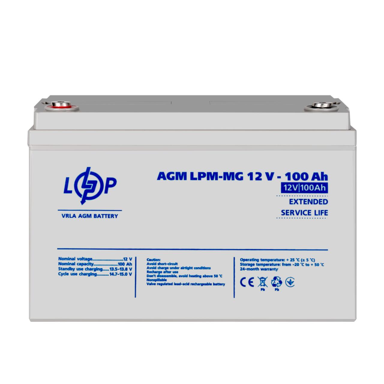 ���������� ������������� LPM-MG 12V - 100 Ah