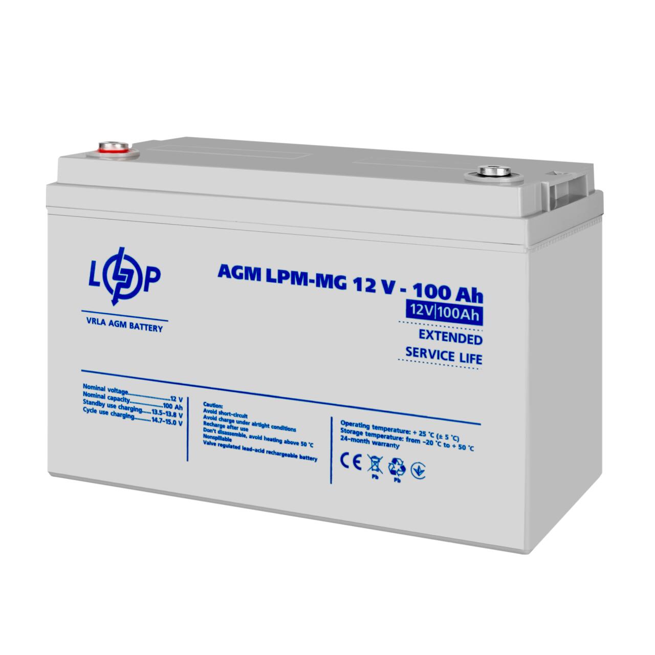 ���������� ������������� LPM-MG 12V - 100 Ah