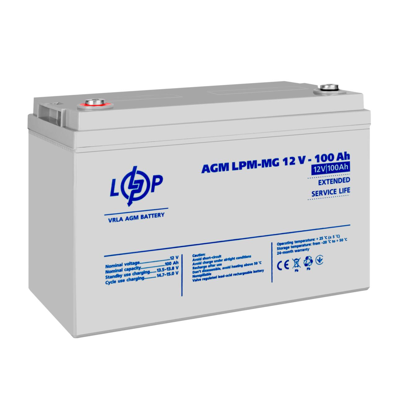 ���������� ������������� LPM-MG 12V - 100 Ah