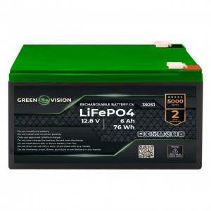 ���������� GV LiFePO4 12,8V - 6Ah (76Wh)