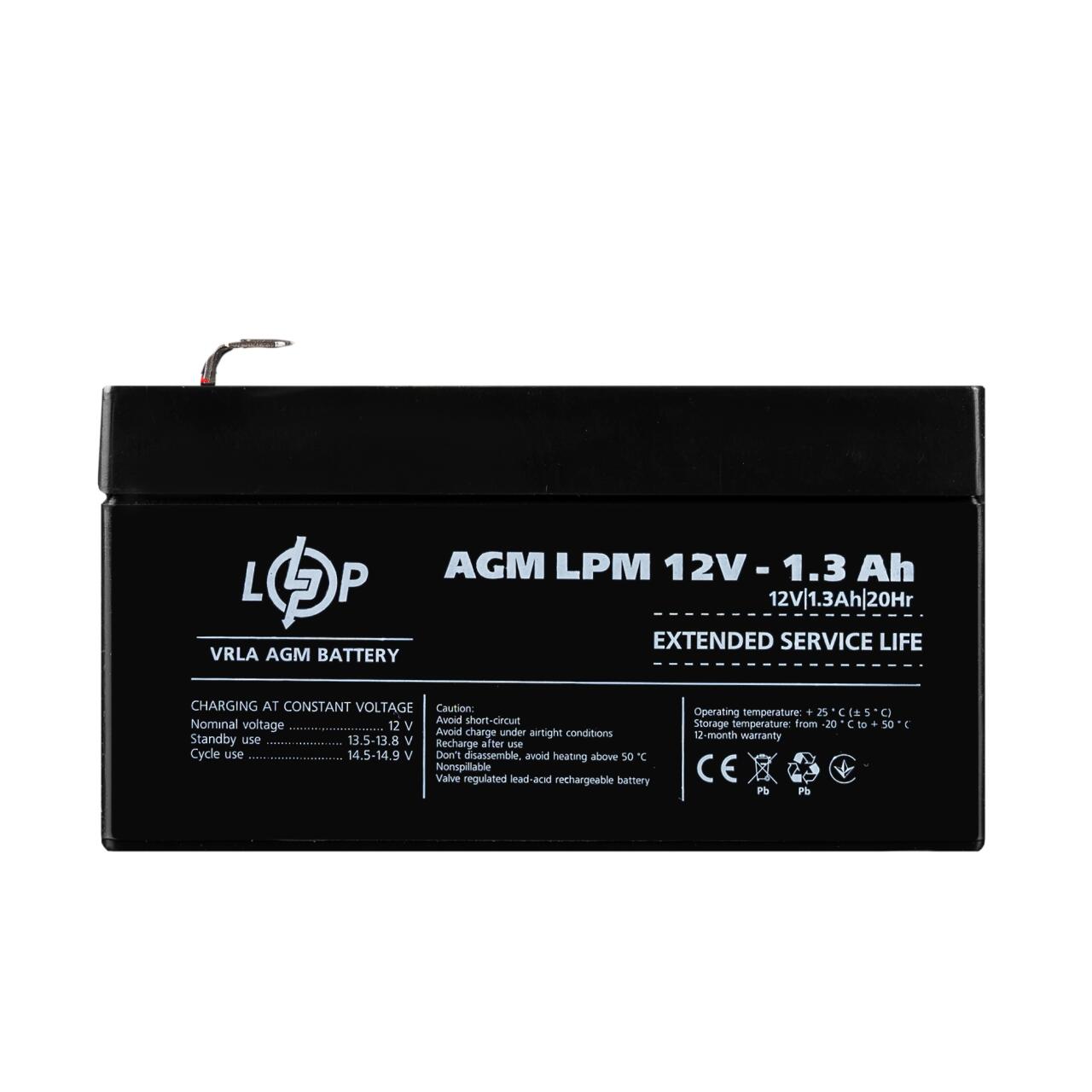 ��������� ���������� AGM LPM 12V - 1.3 Ah