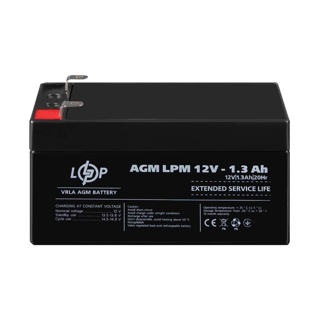��������� ���������� AGM LPM 12V - 1.3 Ah