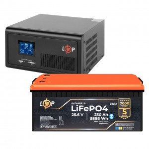 �������� ���������� �������� LogicPower 2300W + ���� (LiFePO4) ������� 5888Wh