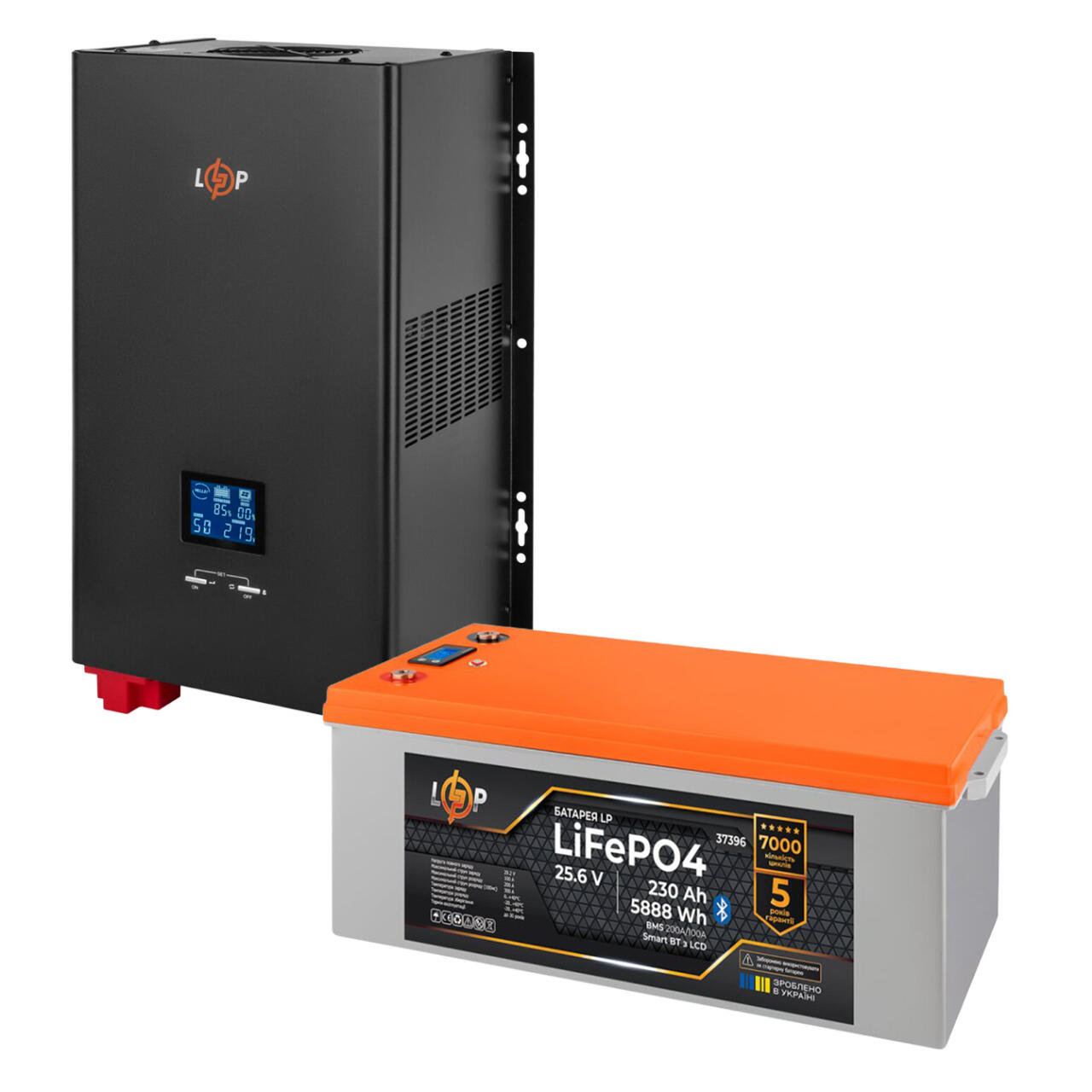 �������� ���������� �������� LogicPower 3500W + ���� (LiFePO4) ������� 7168Wh