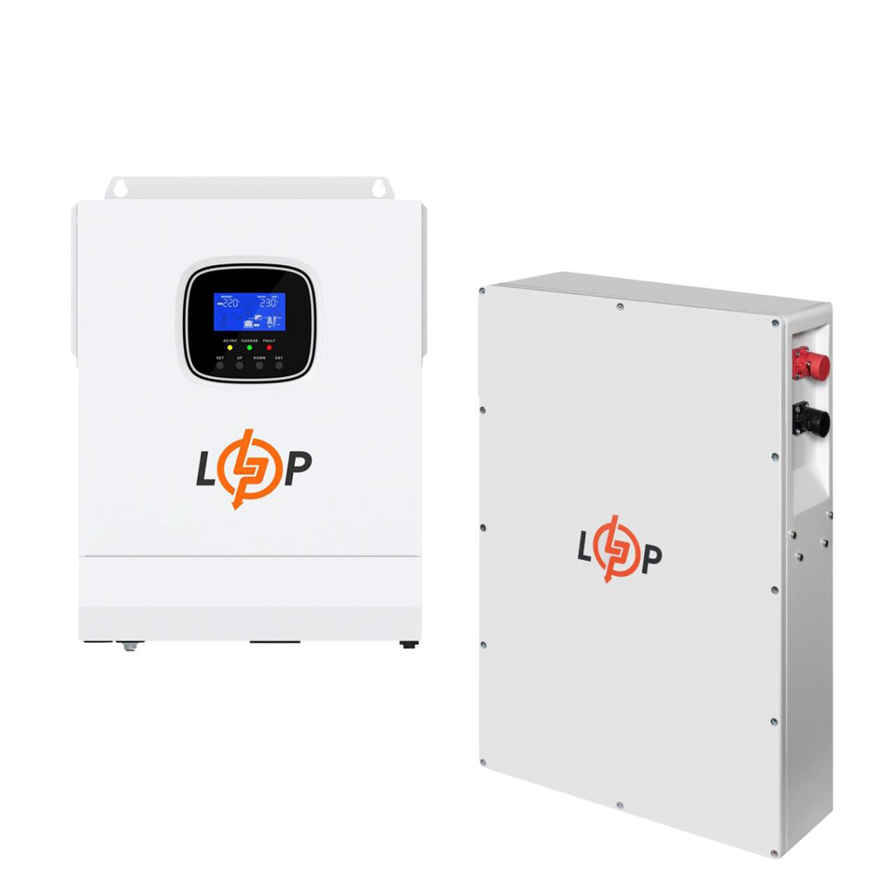 �������� ���������� �������� LogicPower ��� 3500W + ���� (LiFePO4) ������� 5120 Wh