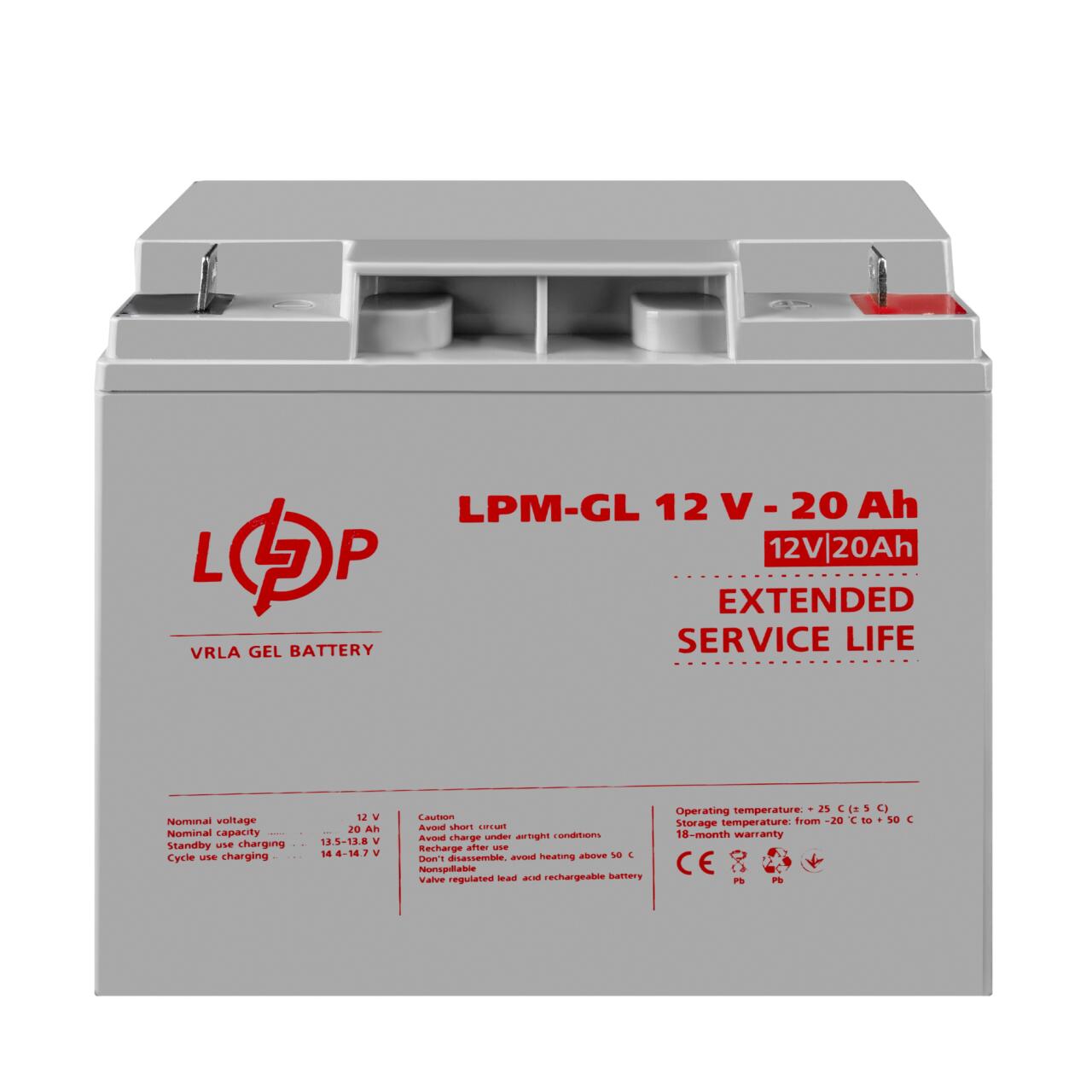 ��������� ���������� ������� LPM-GL 12V - 20 Ah