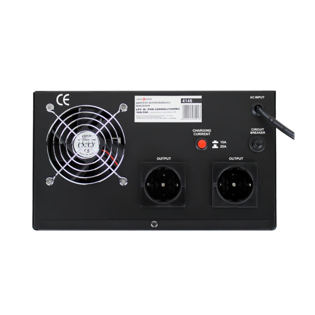 ��� � ���������� ��������� 24V LPY- W - PSW-2000VA+ (1400��)10A/20A