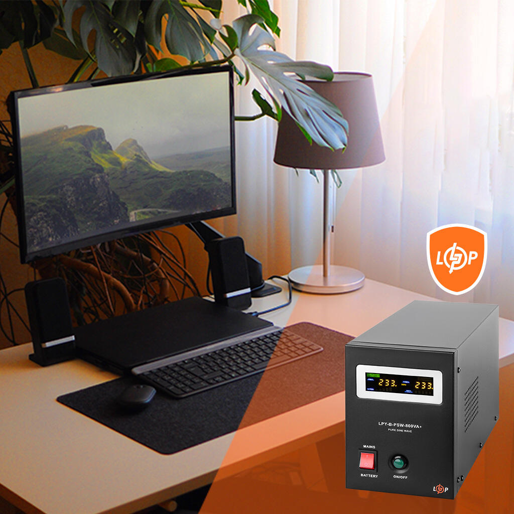 ��� � ���������� ��������� 12V LPY-B-PSW-800VA+(560��) 5A/15A