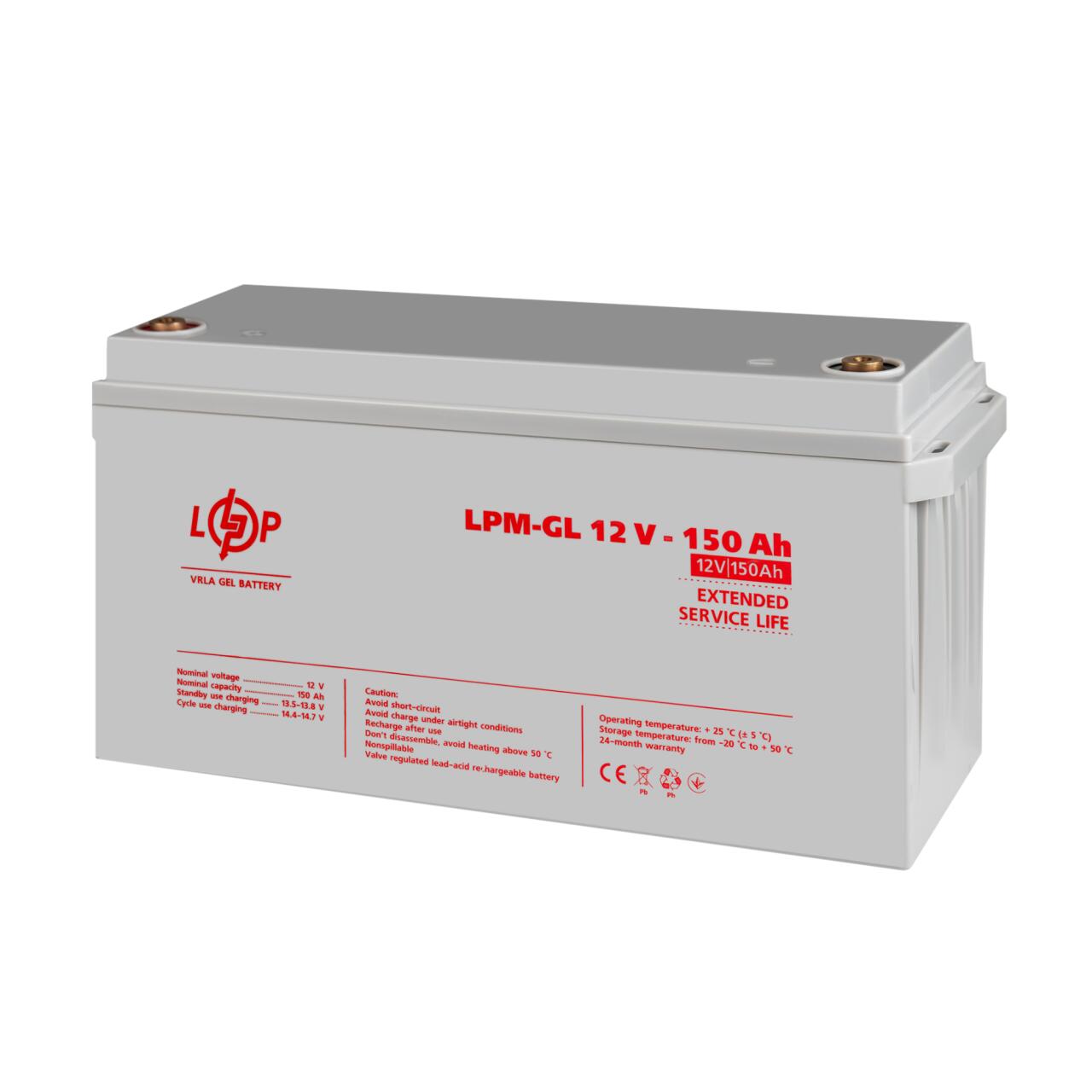 ���������� ������� LPM-GL 12V - 150 Ah