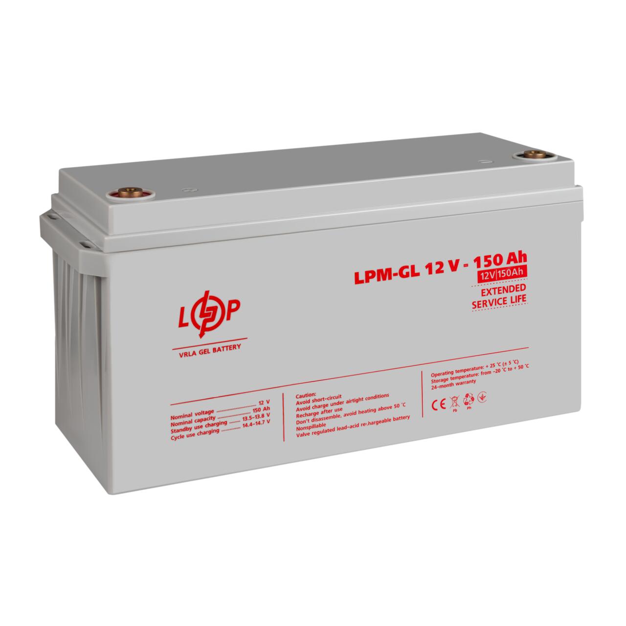 ���������� ������� LPM-GL 12V - 150 Ah