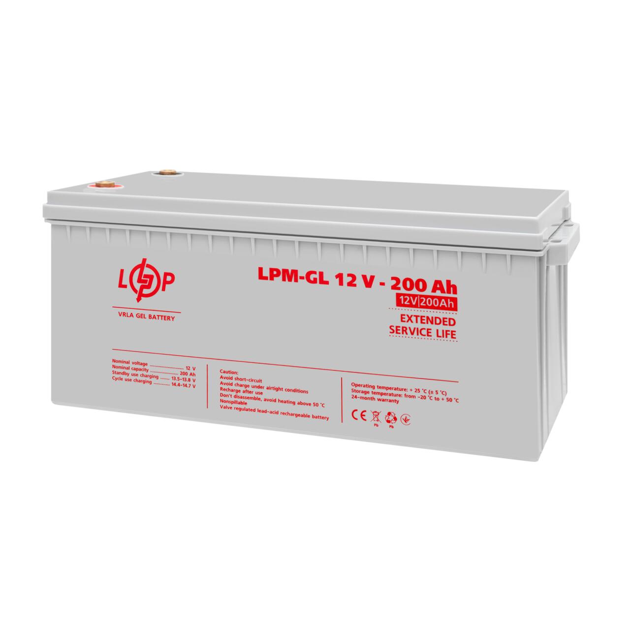 ���������� ������� LPM-GL 12V - 200 Ah