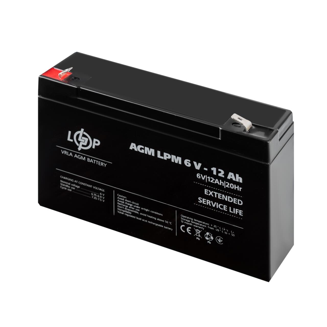 ���������� AGM LPM 6V - 12 Ah