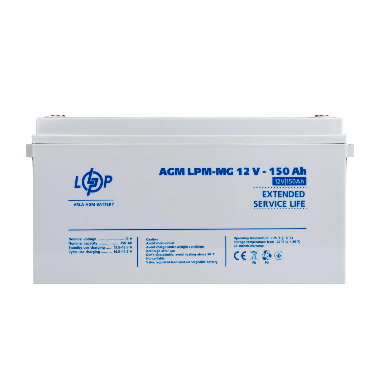 ���������� ������������� LPM-MG 12V - 150 Ah
