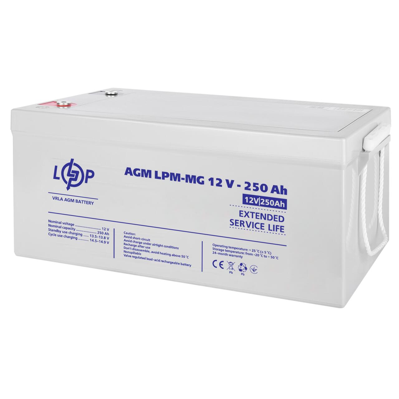 ���������� ������������� LPM-MG 12V - 250 Ah