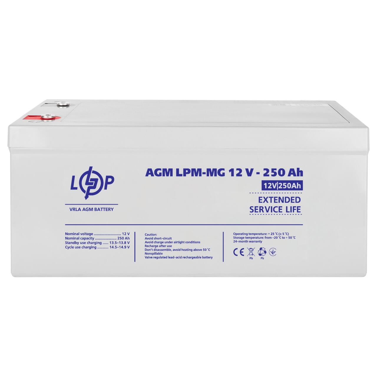 ���������� ������������� LPM-MG 12V - 250 Ah