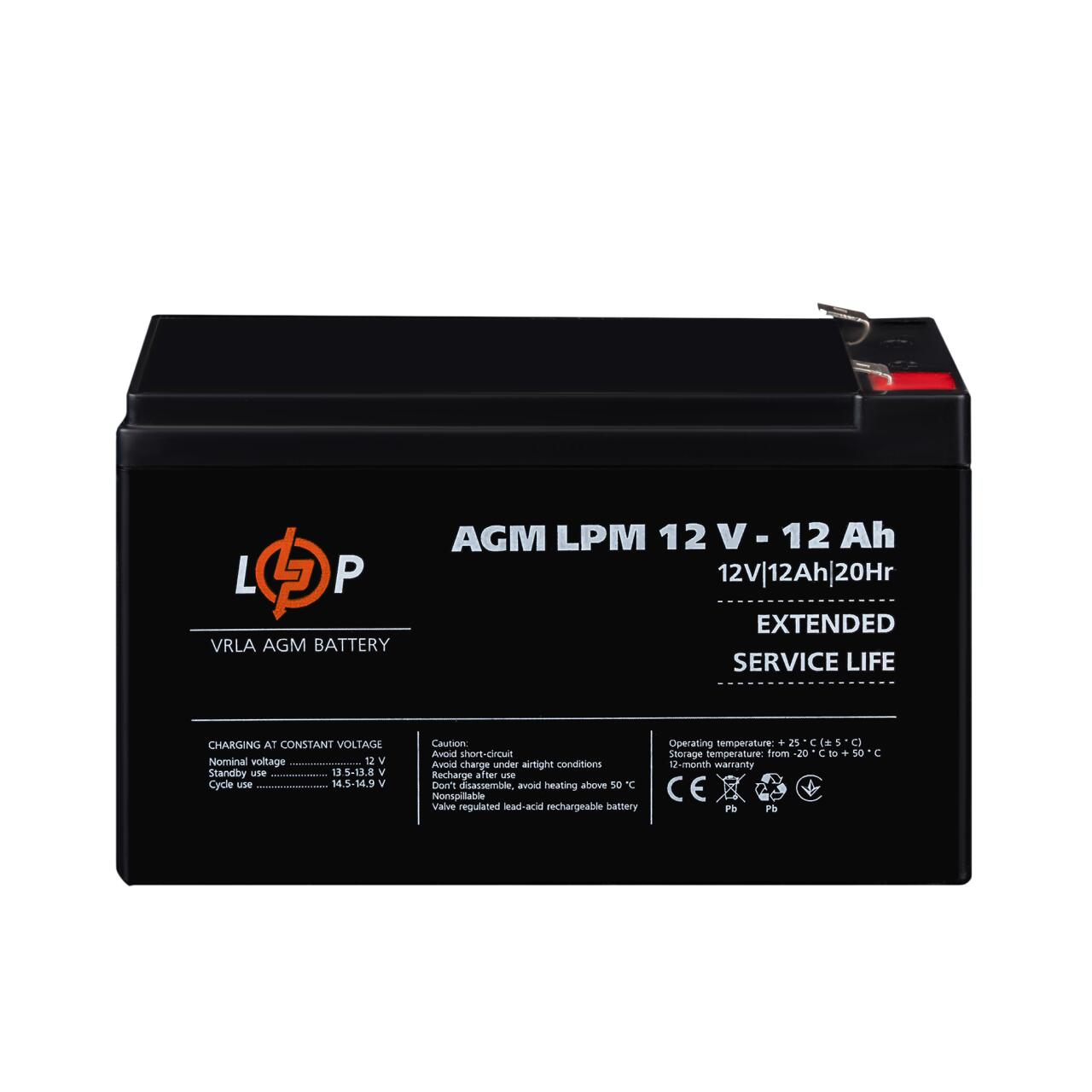 ���������� AGM LPM 12V - 12 Ah