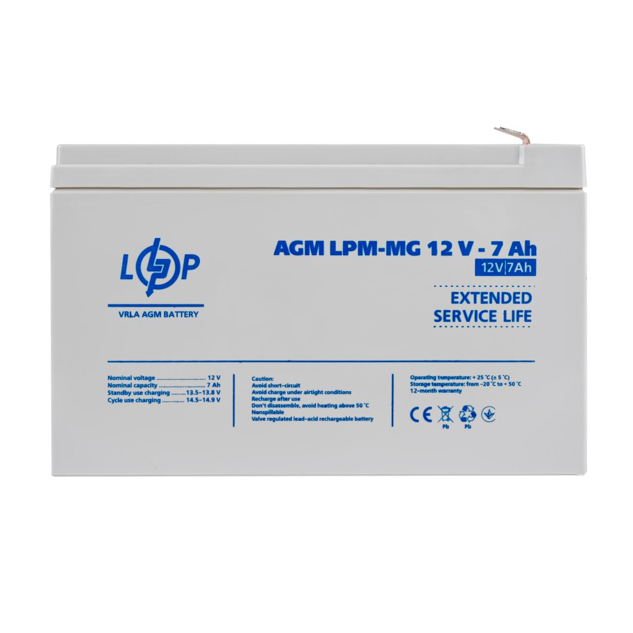 ���������� ������������� LPM-MG 12V - 7 Ah