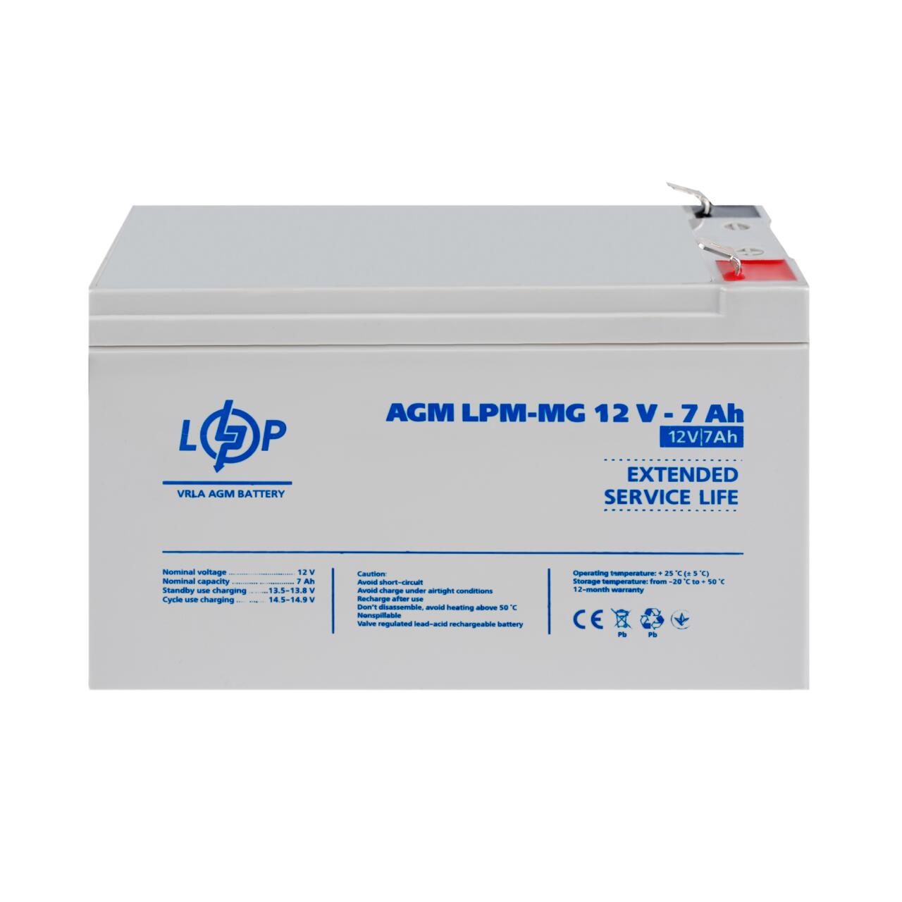 ���������� ������������� LPM-MG 12V - 7 Ah