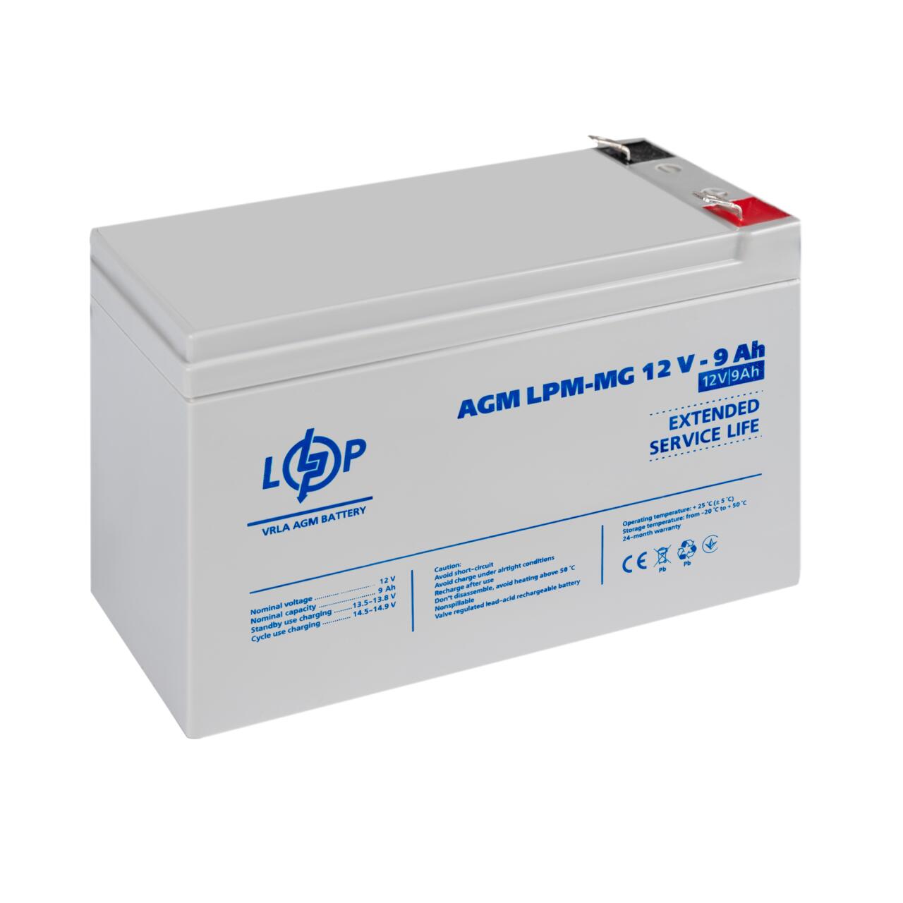 ���������� ������������� LPM-MG 12V - 9 Ah
