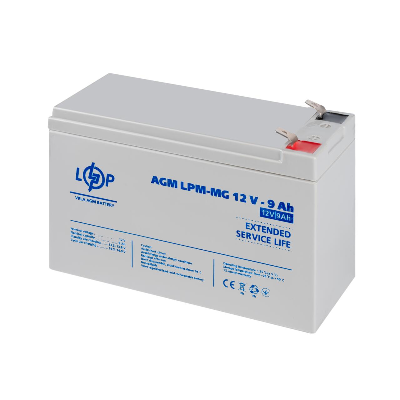 ���������� ������������� LPM-MG 12V - 9 Ah