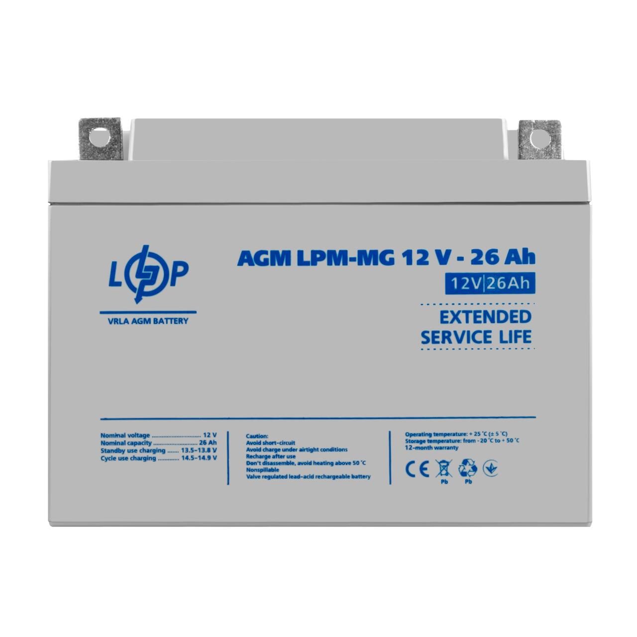 ���������� ������������� LPM-MG 12V - 26 Ah