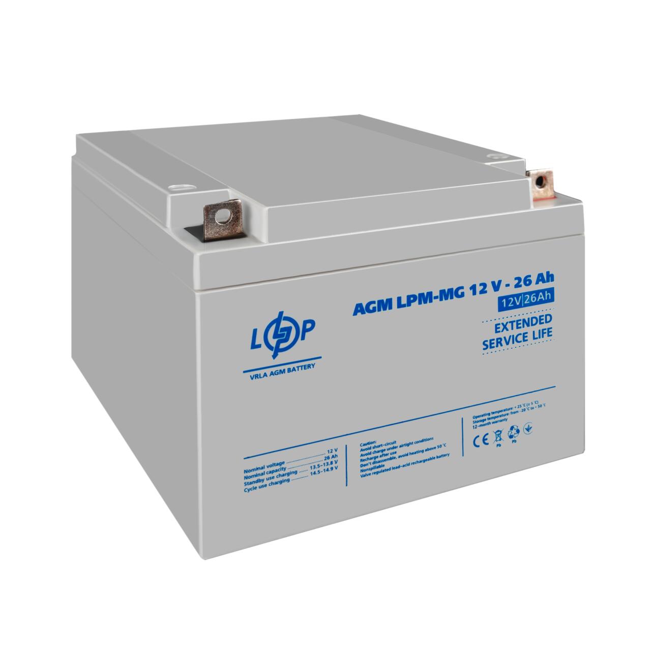 ���������� ������������� LPM-MG 12V - 26 Ah