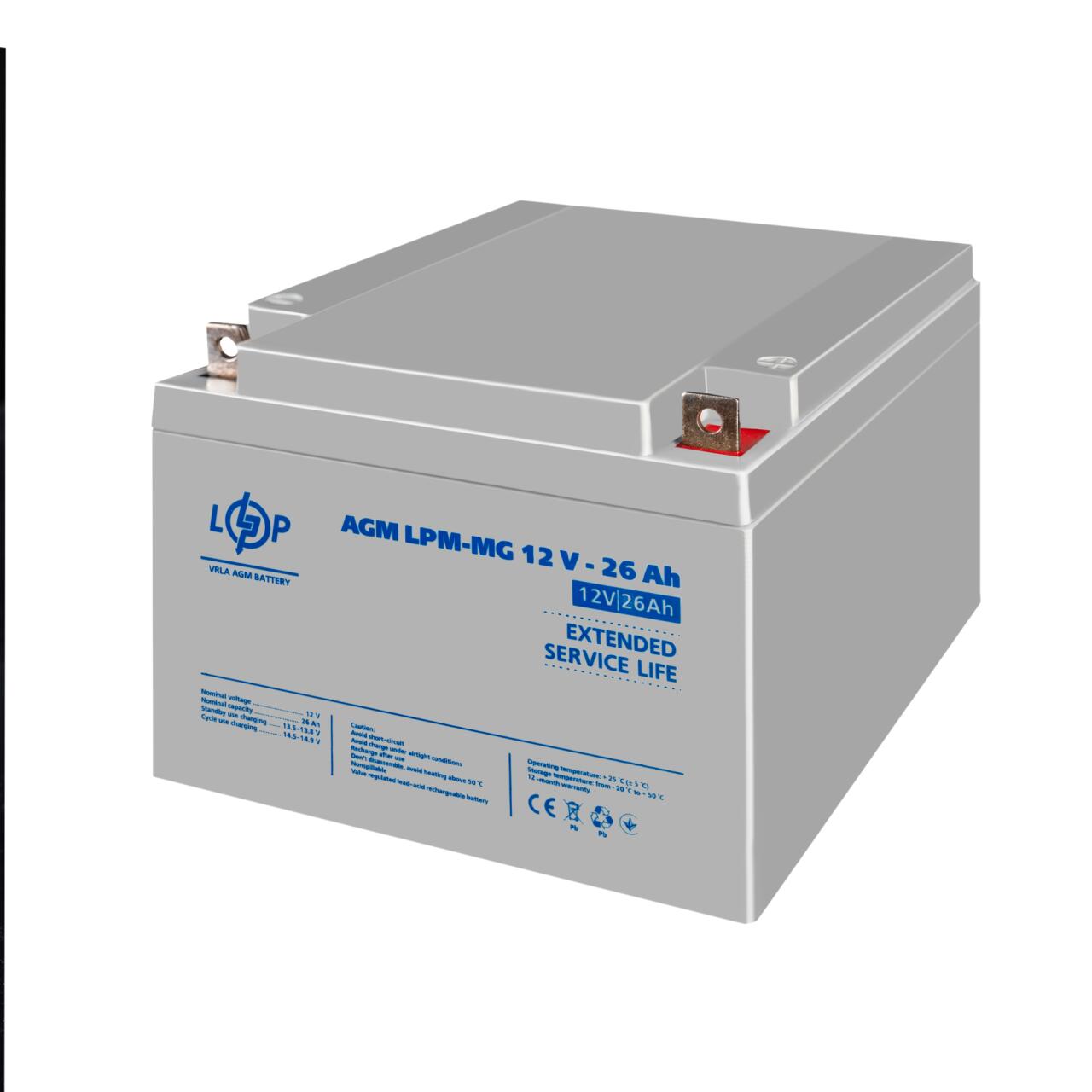 ���������� ������������� LPM-MG 12V - 26 Ah