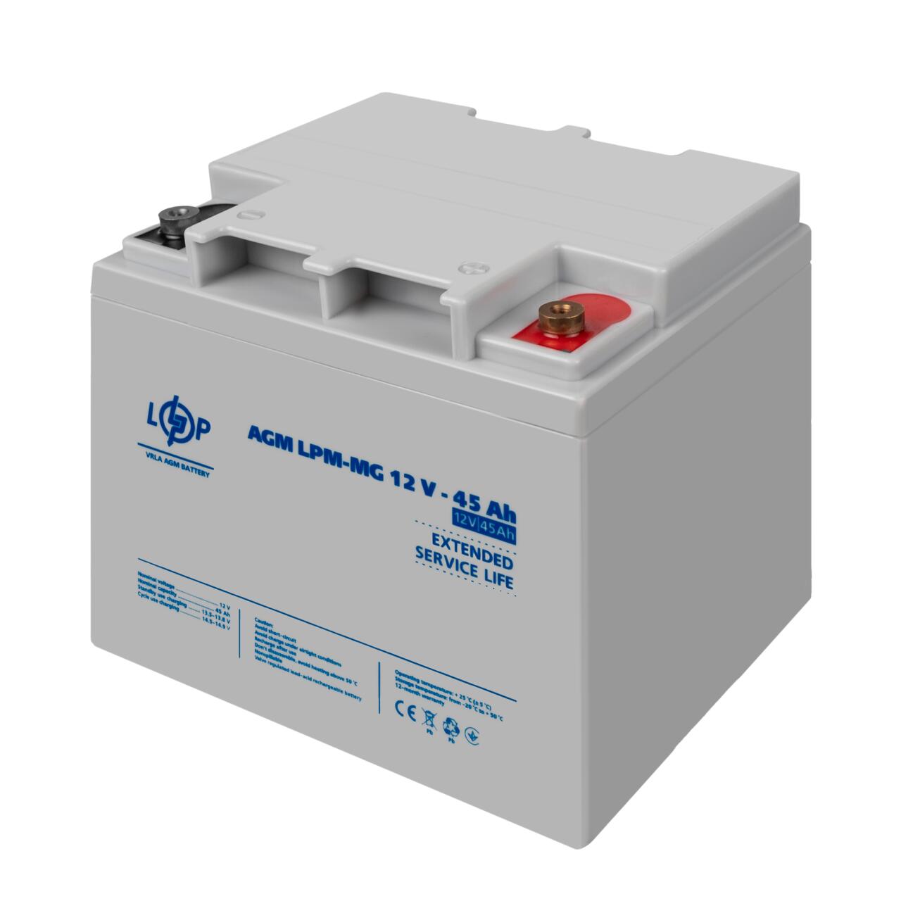 ���������� ������������� LPM-MG 12V - 45 Ah